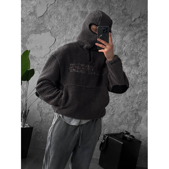 Плюшевий худі oversize