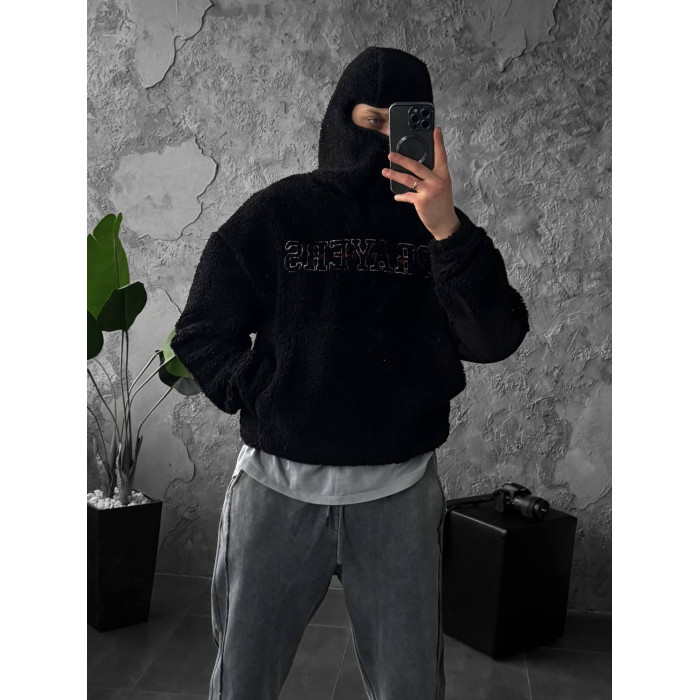 Плюшевий худі oversize
