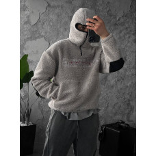 Плюшевий худі oversize