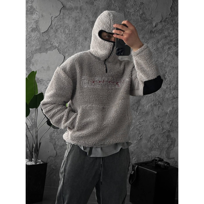 Плюшевий худі oversize