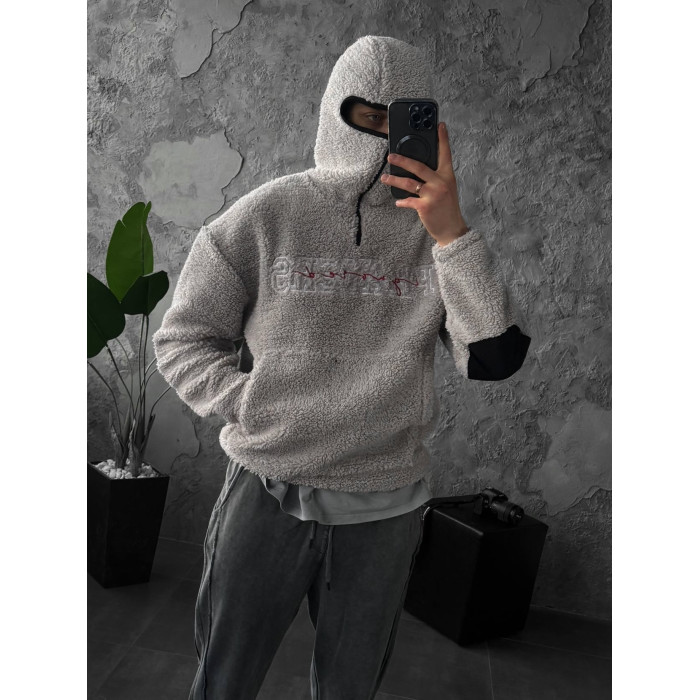 Плюшевий худі oversize