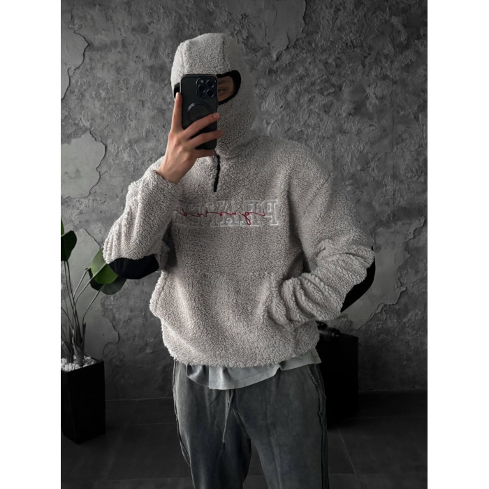 Плюшевий худі oversize