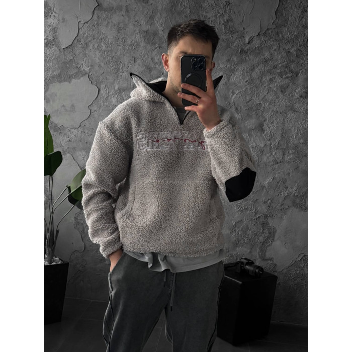 Плюшевий худі oversize