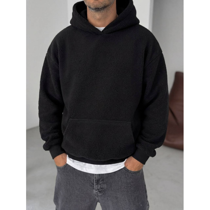 Плюшевий худі oversize
