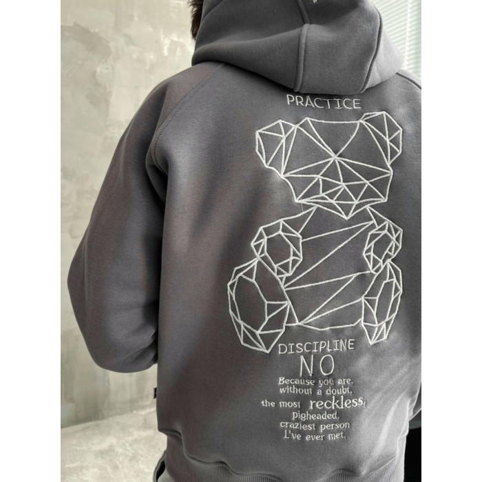 Oversize худі з принтом