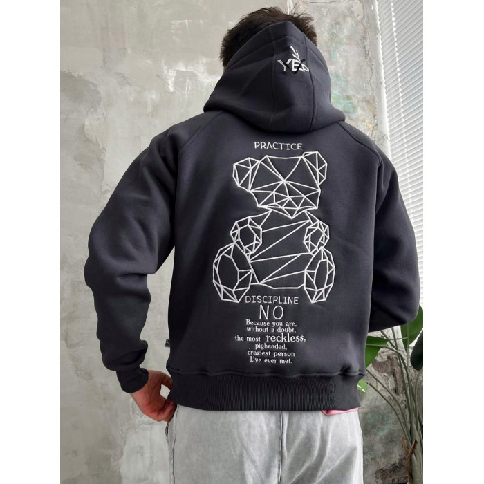 Oversize худі з принтом