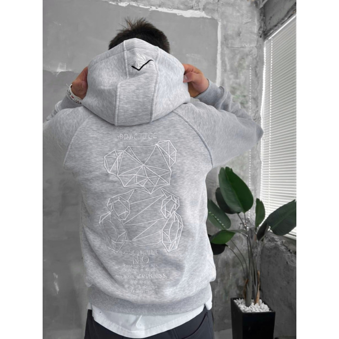 Oversize худі з принтом
