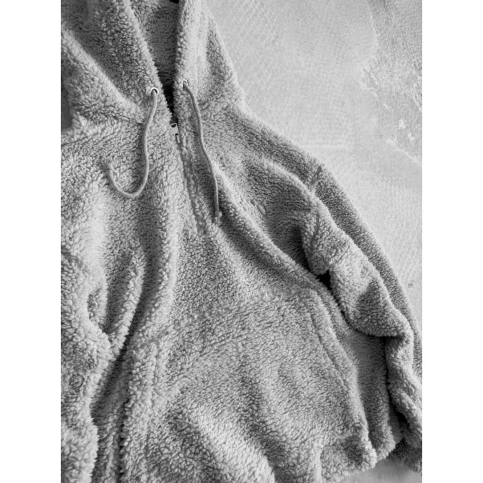 Плюшевий худі oversize