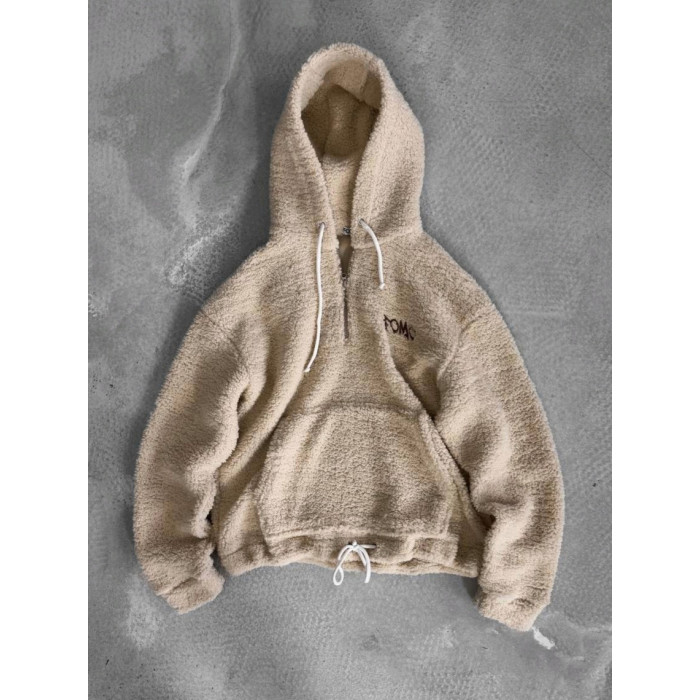 Плюшевий худі oversize