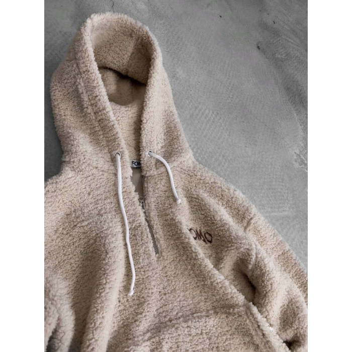Плюшевий худі oversize