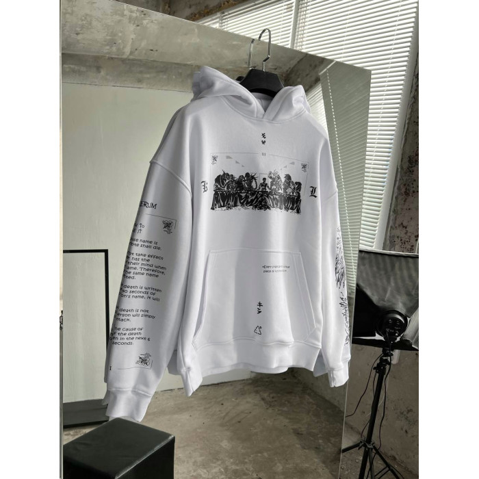 Oversize худі з принтом