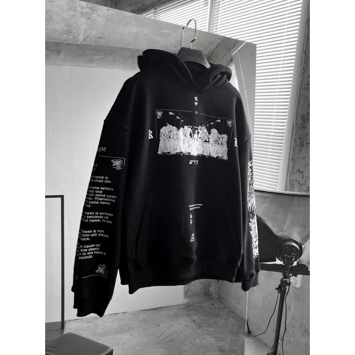 Oversize худі з принтом