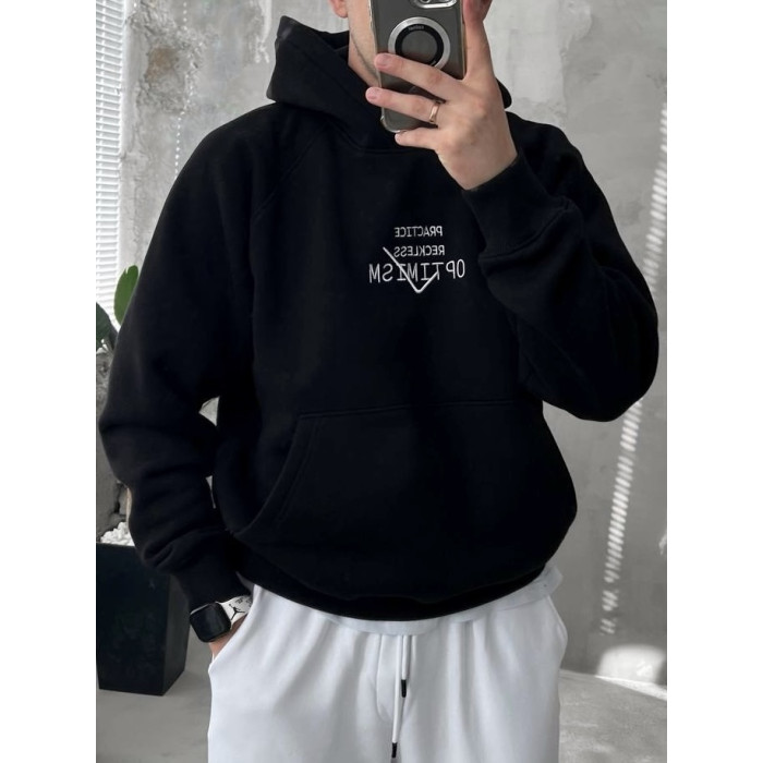 Oversize худі з принтом