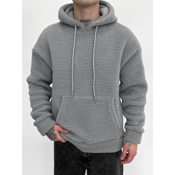 Плюшеве oversize худі