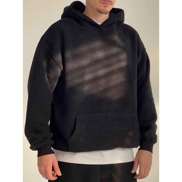 Плюшевий худі oversize