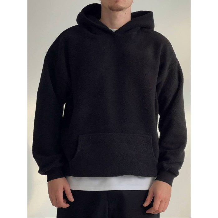 Плюшевий худі oversize