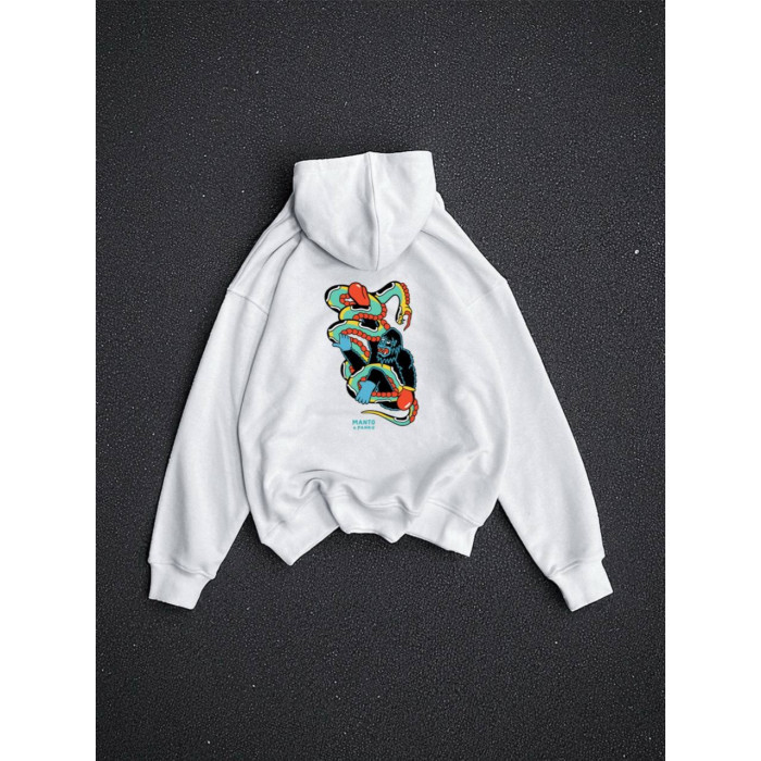 Oversize худі з принтом