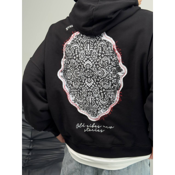Oversize худі з принтом