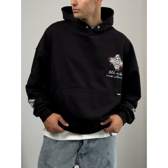 Oversize худі з принтом