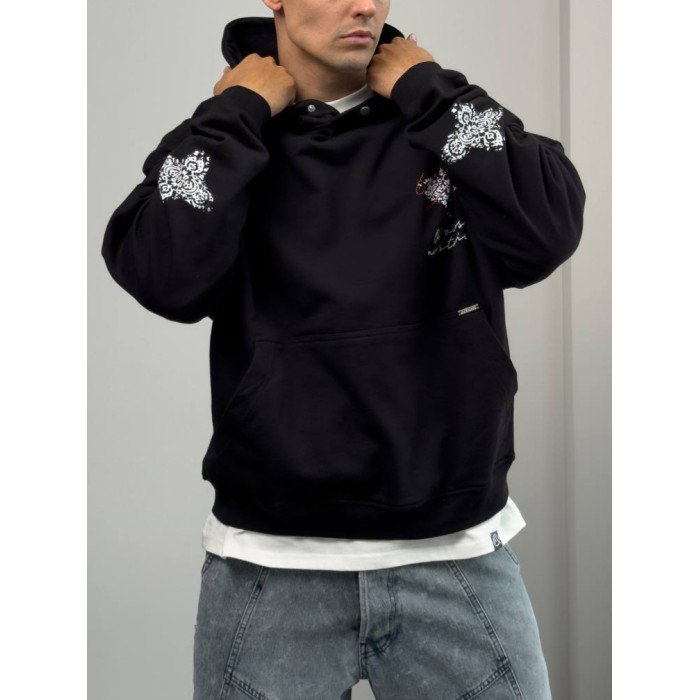 Oversize худі з принтом