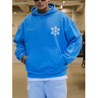 Oversize худі з принтом