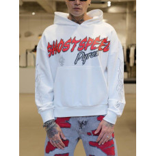 Oversize худі з принтом
