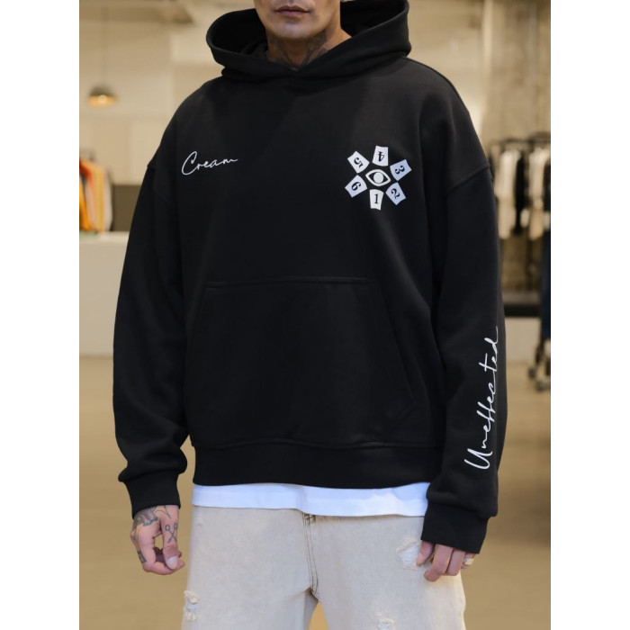 Oversize худі з принтом