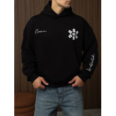 Oversize худі з принтом