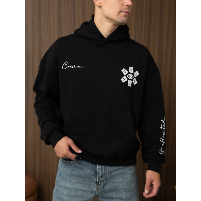 Oversize худі з принтом