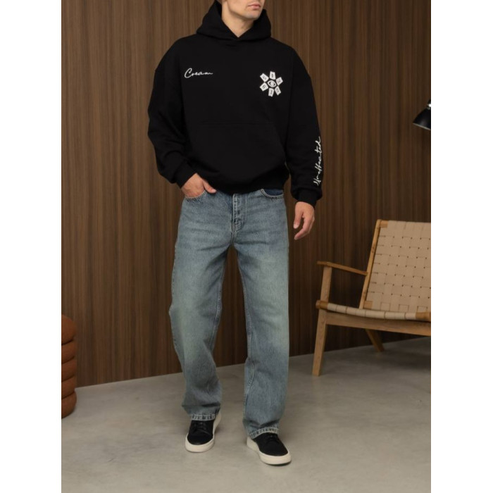 Oversize худі з принтом