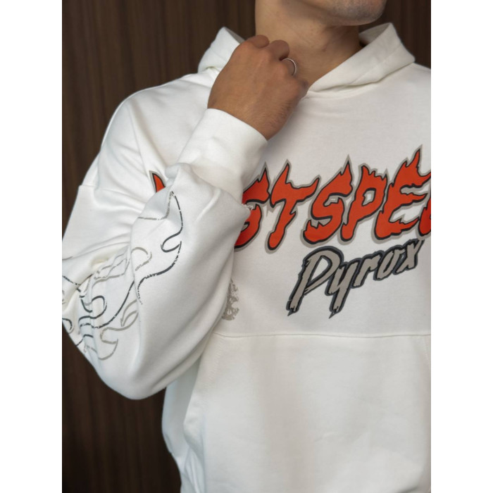 Oversize худі з принтом