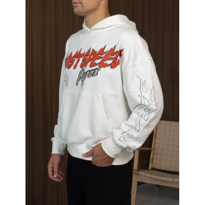 Oversize худі з принтом