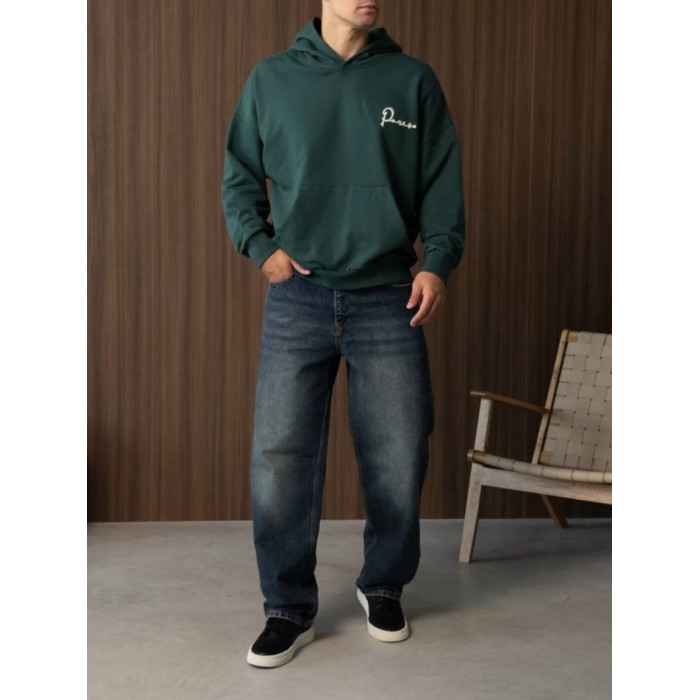 Oversize худі з принтом