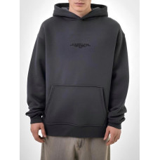 Oversize худі на флісі з надписом