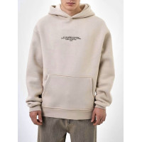 Oversize худі на флісі з надписом
