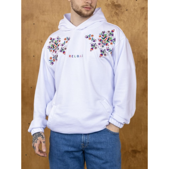 Oversize худі з вишивкою