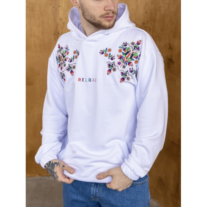 Oversize худі з вишивкою