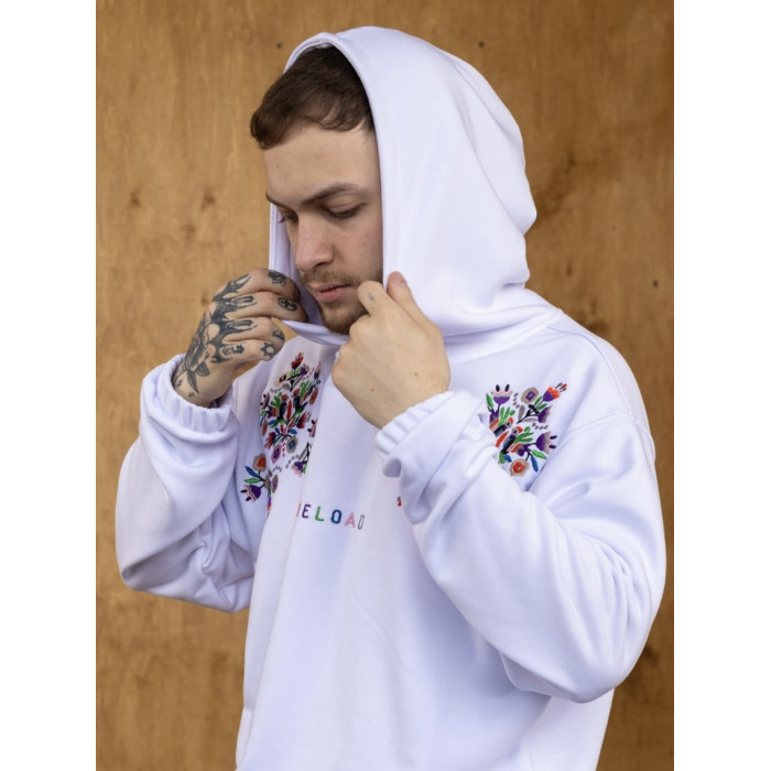 Oversize худі з вишивкою