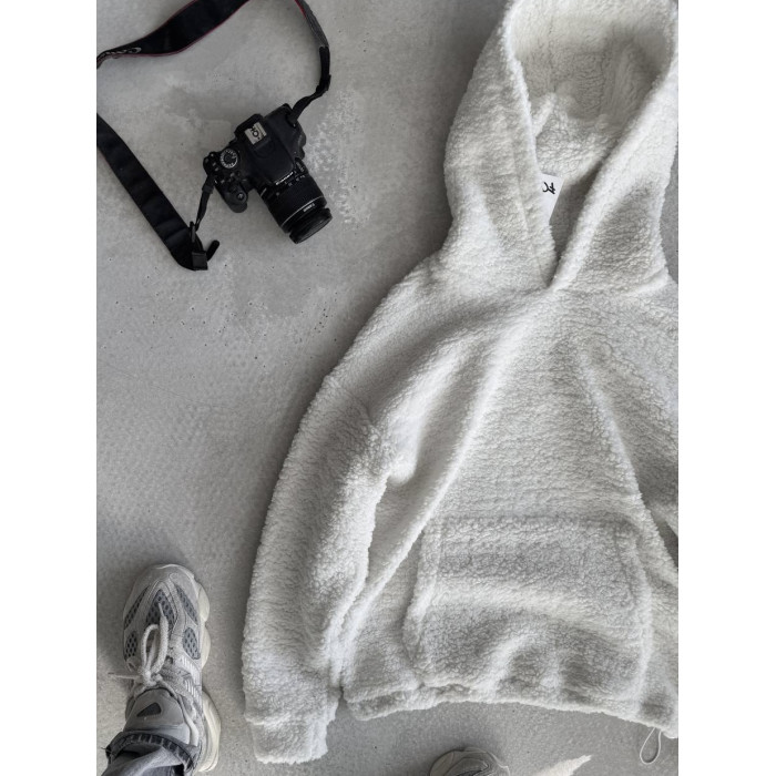 Плюшевий худі oversize