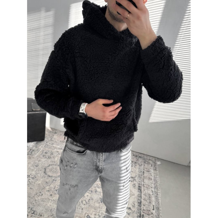 Плюшевий худі oversize