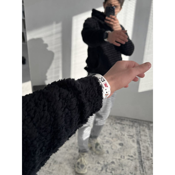 Плюшевий худі oversize
