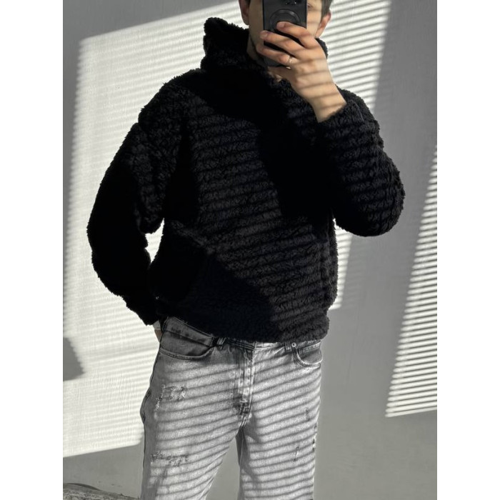 Плюшевий худі oversize