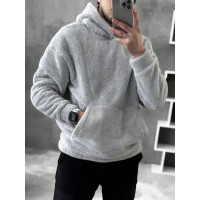 Плюшевий худі oversize
