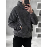 Плюшевий худі oversize