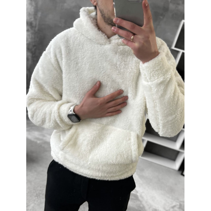 Плюшевий худі oversize