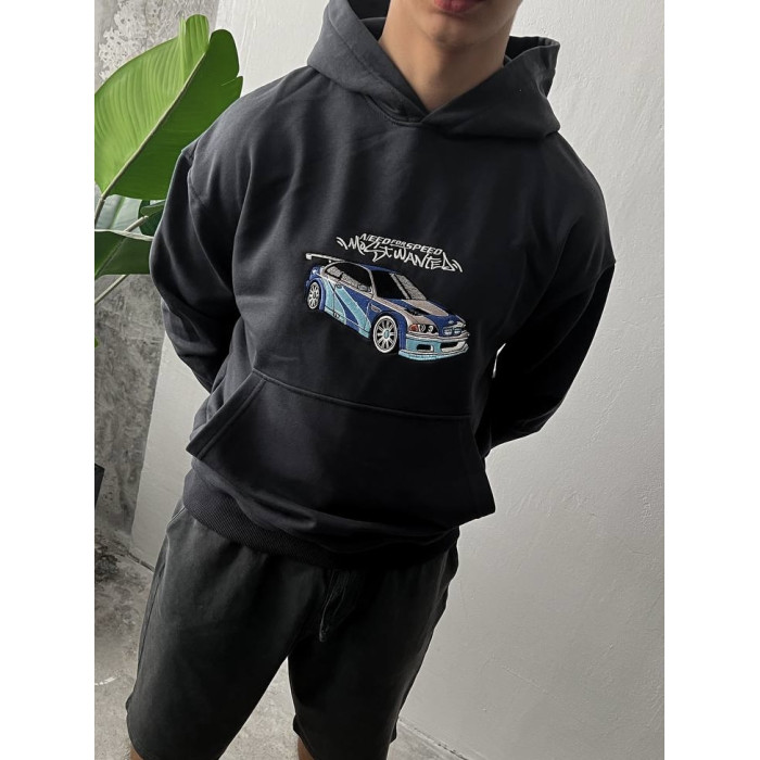 Oversize худі з принтом