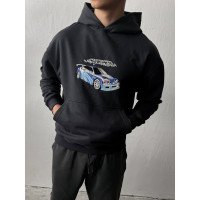 Oversize худі з принтом