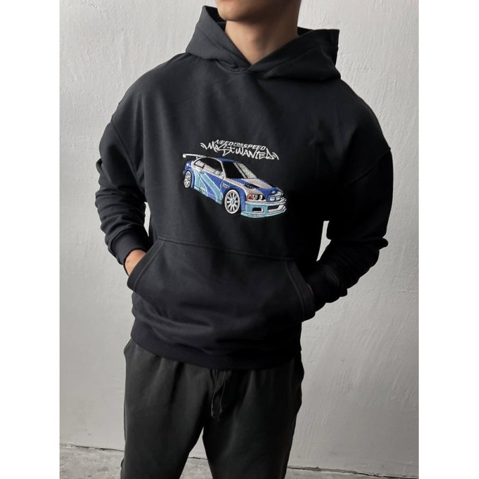 Oversize худі з принтом