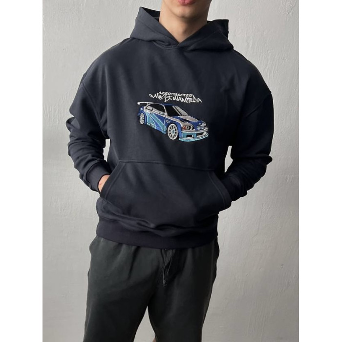 Oversize худі з принтом