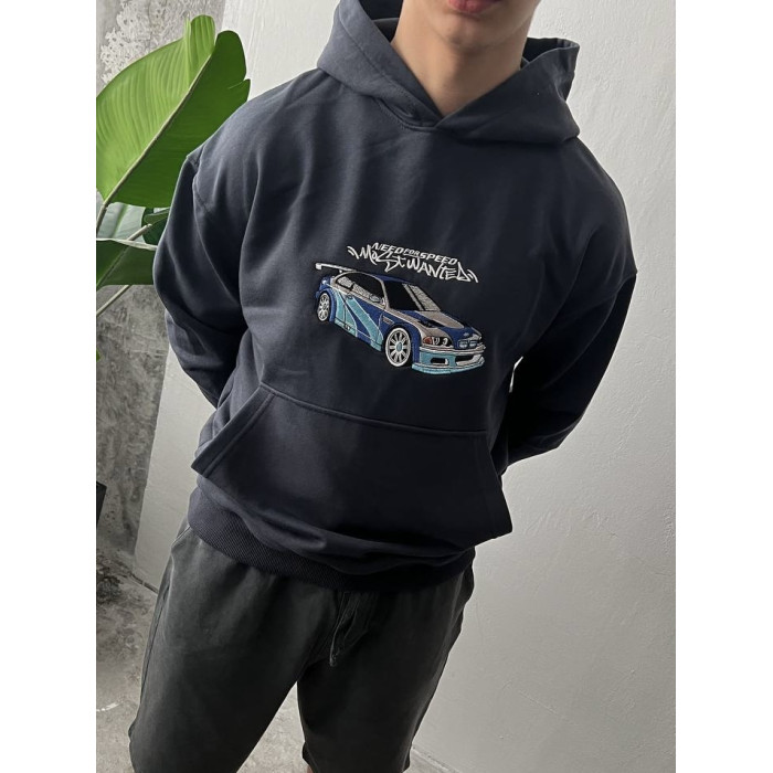 Oversize худі з принтом